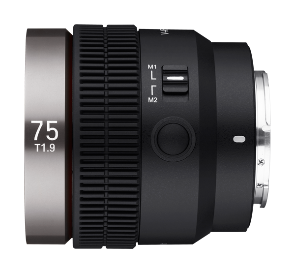 Samyang V-AF 75MM T1.9 FE lens