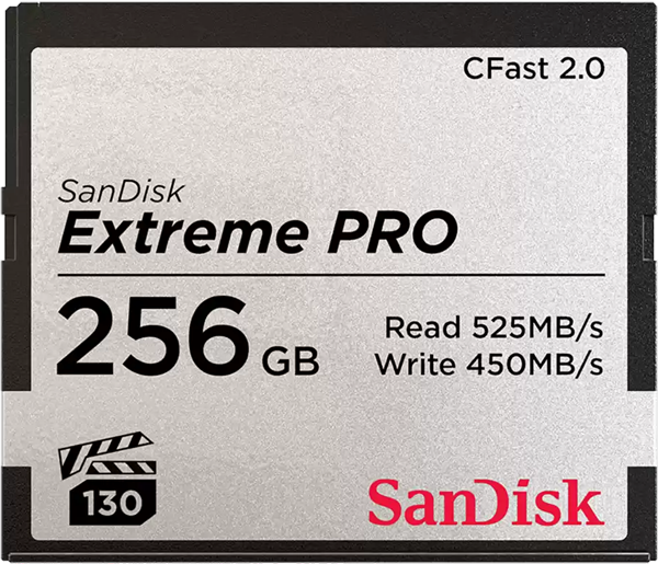 SanDisk Extreme PRO CFast 2.0 Memory Card