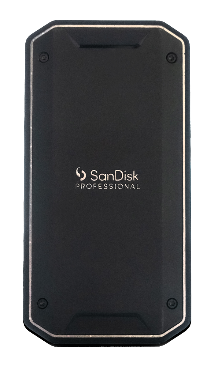 SanDisk PRO-G40 Portable SSD standing vertical