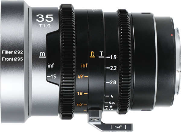 Sirui IronStar 35mm T1.9 1.5x Anamorphic Full Frame Cine Lens