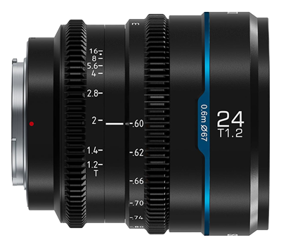 Sirui 24mm Night Walker T1.2 S35 Frame Cine Lens