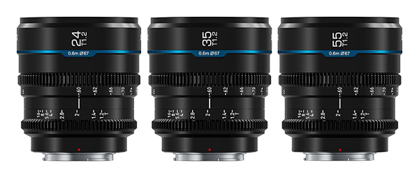 Sirui Night Walker T1.2 S35 Cine 3-Lens Set