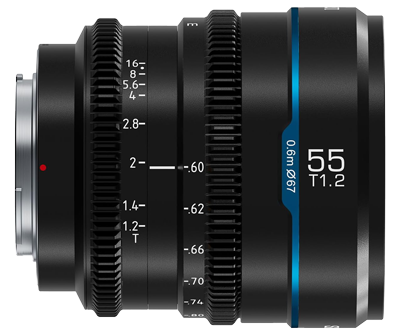 Sirui 55mm Night Walker T1.2 Cine Lens