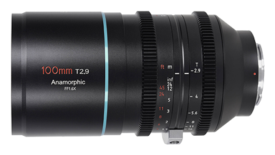 Sirui 100mm Venus T2.9 1.6x Full-Frame Anamorphic Lens