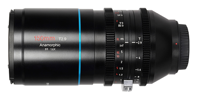 Sirui 150mm Venus T2.9 1.6x Full-Frame Anamorphic Lens