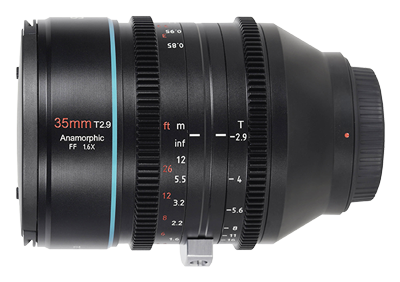 Sirui 35mm Venus T2.9 1.6x Full-Frame Anamorphic Lens