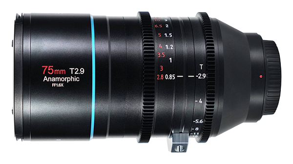 Sirui 75mm Venus T2.9 1.6x Full-Frame Anamorphic Lens