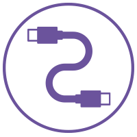 symbol showing cable, Sonnet Echo 13 Triple 4K Display Dock
