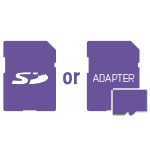 symbol showing sd/micro sd cards, Sonnet Echo 13 Triple 4K Display Dock