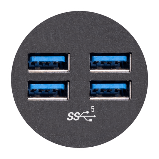 close up of usb-a ports, Sonnet Echo 13 Triple 4K Display Dock