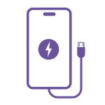 purple charge icon