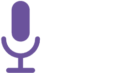 purple mic icon