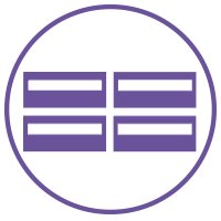 purple usb icon