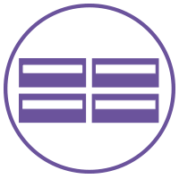 purple usb-a ports icon