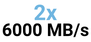 2x 6000mb/s icon