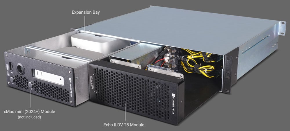 breakdown of the thunderbolt expansion system showing each component