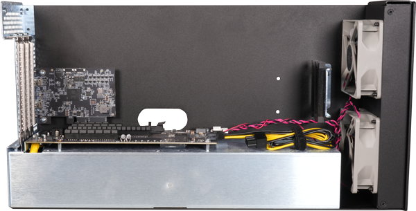 side view of the sonnet echo III T5 Desktop without the casing