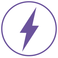 purple power icon
