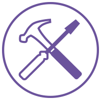 purple setup icon