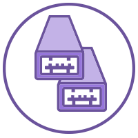 purple SFP28 Transceivers