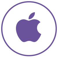purple mac icon