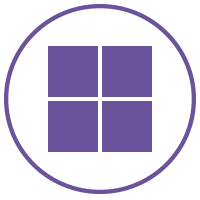 purple windows icon