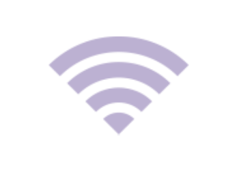 purple wireless icon