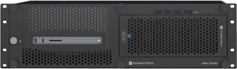 front view of the sonnet xmac studio enclosure