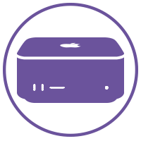 purple mac studio icon
