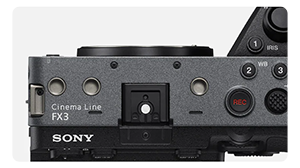sony fx3 cinema line mirrorless camera dslm