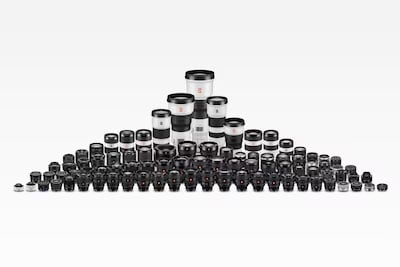 range of sony e mount lenses