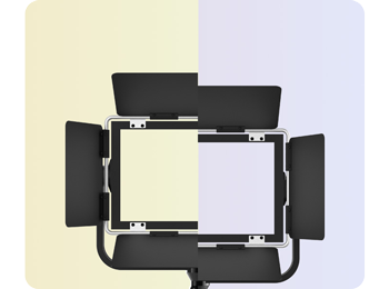 swit CL-M100D split comparision between two colour temperatures