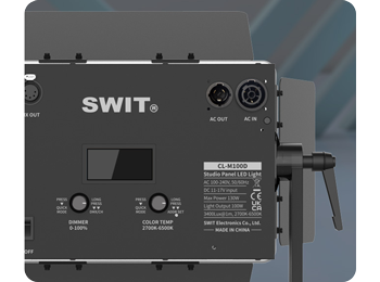 image of swit CL-M100D rear powercon True power connector