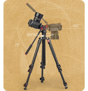 SWIT MUF50 Aluminium Travel Tripod
