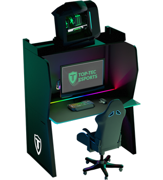 TOP-TEC Nebula Esports Booth custom esports gaming desks