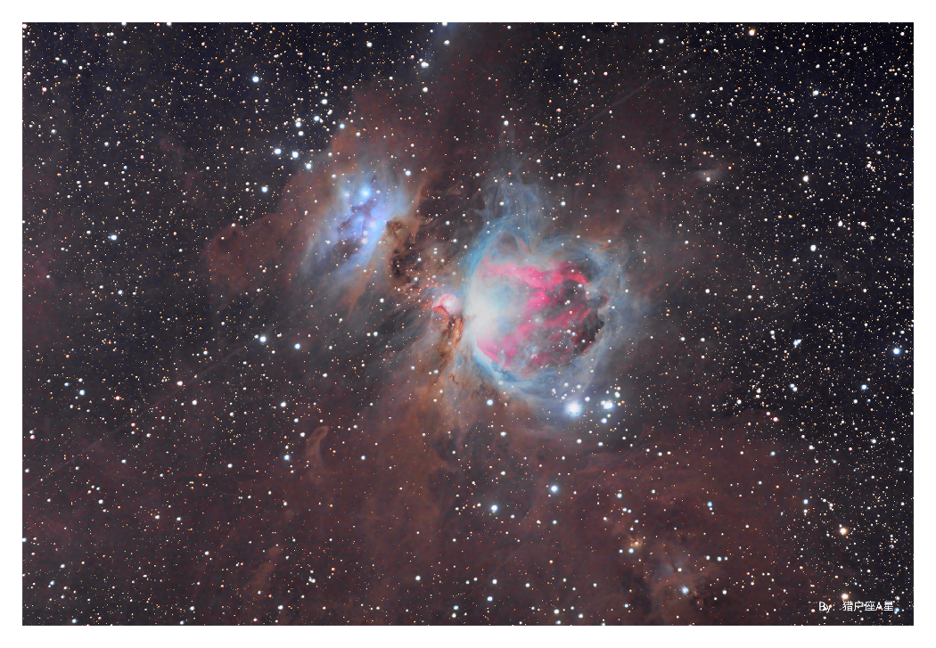 sample image of a star formatio0n in the sky taken with the ttartisan telephoto lens