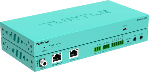 front and back view of the Turtle AV Darwin 4K Control
