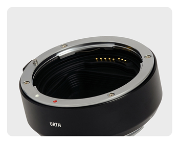 angled view of the canon lens adapter