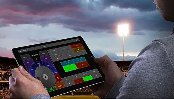 software interface for the Vizrt 3Play 3P1 IP sports replay and slow-motion production system