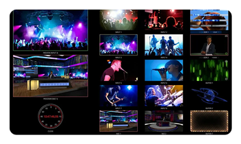 tricaster mini s realtime video monitor interface