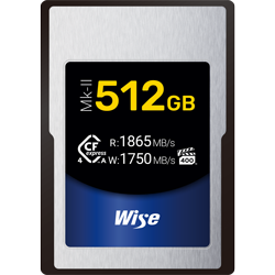 Wise 512GB CFX4-A CFexpress 4.0 Type-A Memory Card