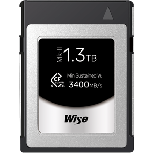Wise 1.3TB CFexpress 4.0 Type-B PRO Memory Card