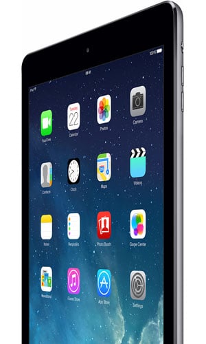 Apple 9.7 inch iPad Air 128GB Wi-Fi + Cellular Silver LN54434