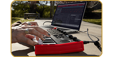 Akai MPK Mini Play Mk3 Controller LN144979 - MPKMINIPLAYMK3 | SCAN UK