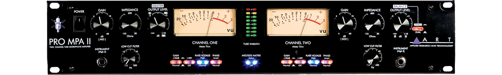 ART Pro MPA II Rack-Mounted Tube PreAmp LN48493 - ART-PROMPAIIE4