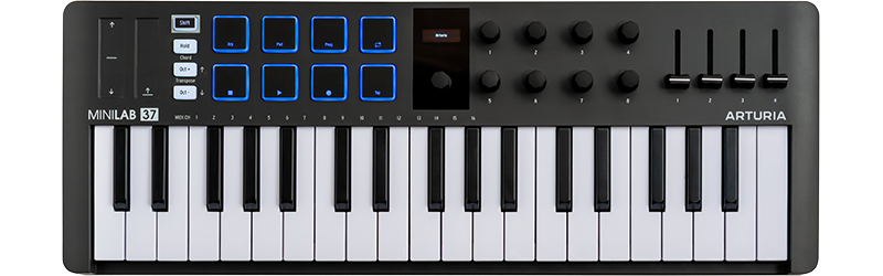 Arturia MiniLab 37 Mk3 Black