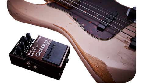 boss oc octave pedal bass guitar scan