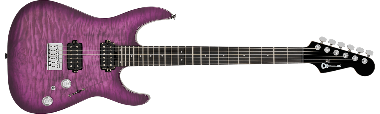 Charvel Pro-Mod Plus DK24 HH HT EB QM Violet Radiance
