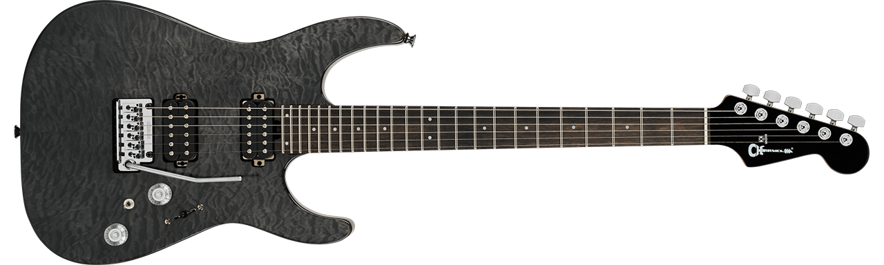 Charvel Pro-Mod Plus DK24 HH 2PT EB QM Midnight Ocean