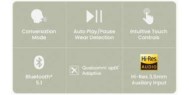 Cleer Audio Alpha Noise Cancelling Bluetooth Over-Ear Headphones